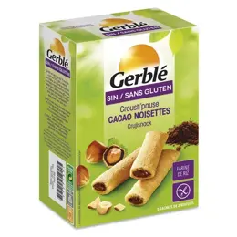 Gerblé Sans Gluten Crousti Pause Cacao Noisettes 125g