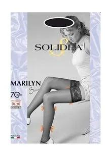 Solidea Marilyn Sheer 70 DEN Calza Autoreggente Compressiva Colore Visone Taglia 3