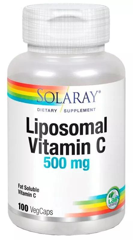 Solaray Lipossomal Vitamina C 500 mg 100 Cápsulas Vegetais