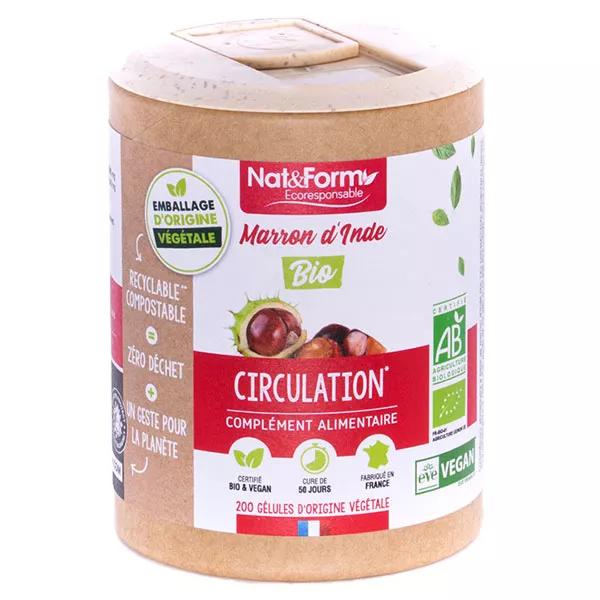 Nat & Form Eco Responsable Ippocastano Bio Integratore Alimentare 200 capsule vegetali