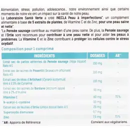 Santé Verte Inecla Peau à Imperfections 30 comprimés