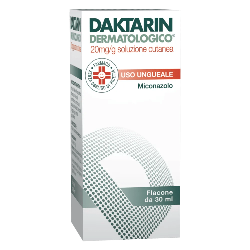 Daktarin Soluzione Cutanea Infezioni delle Unghie e Candida Flacone 30 ml