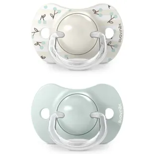 Suavinex Birdies Pacifier Physiological Silicone Teat SX Pro Green 0-6m 2 units