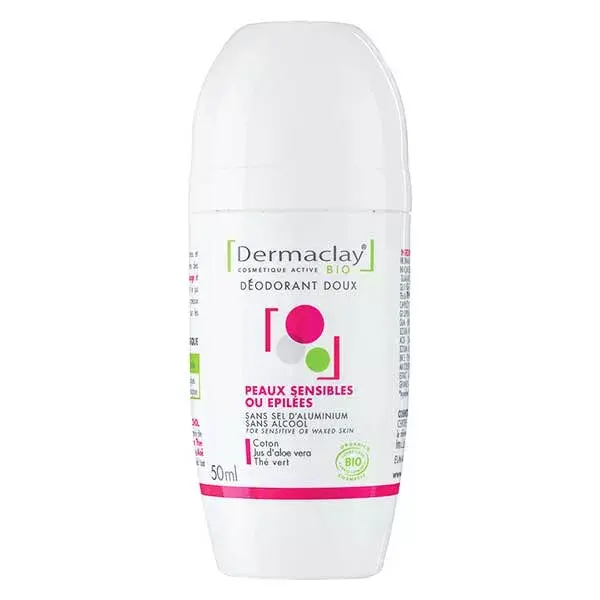 Dermaclay Soft Roll-On Deodorant for Sensitive Skin 50ml