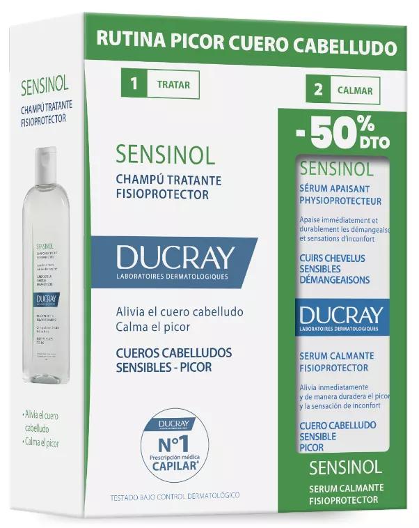 Ducray Sensinol Shampoo Antiprurido 200 ml + Sérum Capilar 30 ml