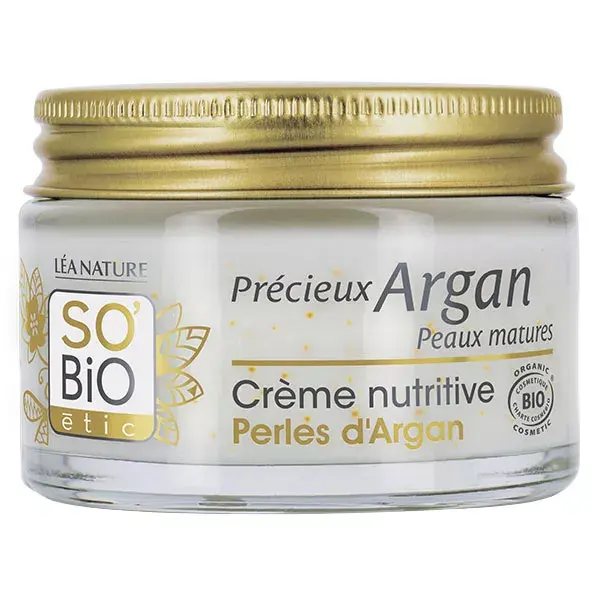 So'Bio Étic Précieux Argan Crème de Jour Nutritive Peau Mature Bio 50ml