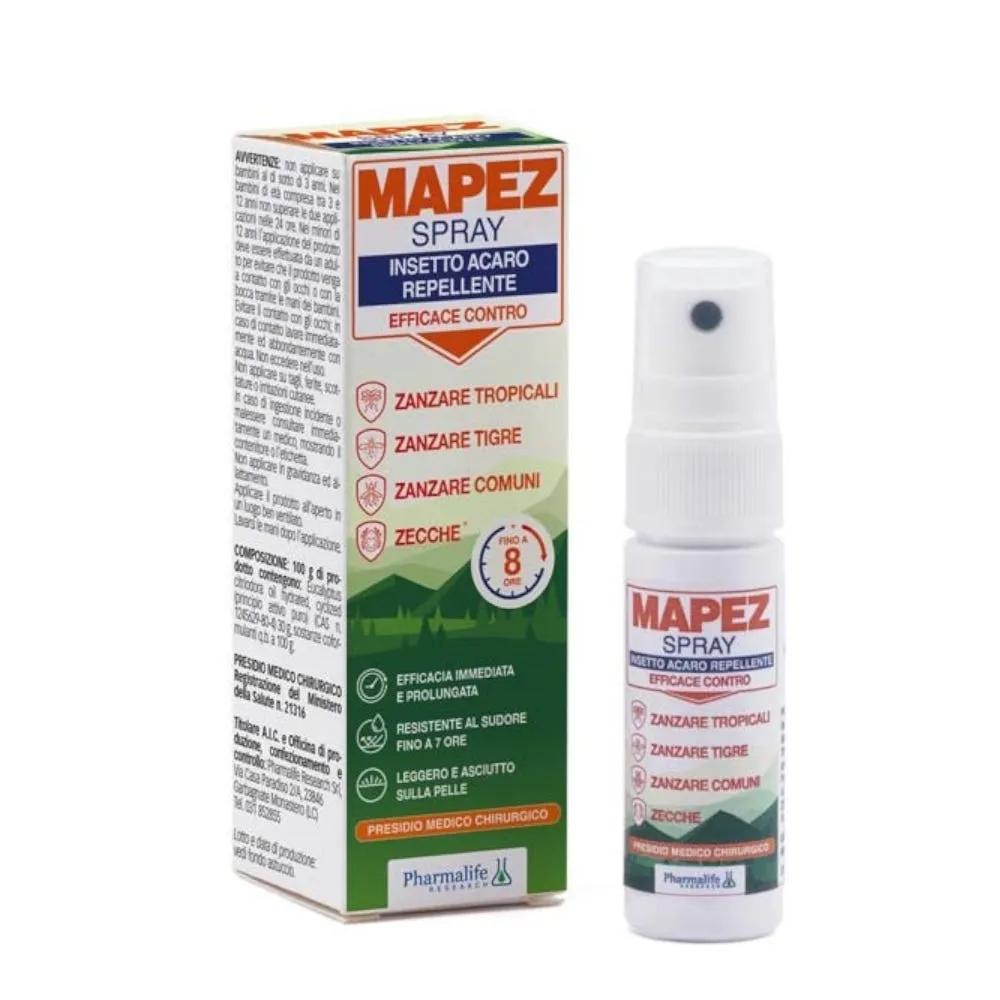 Mapez Spray Repellente Anti-Zanzare e Zecche 20 ml