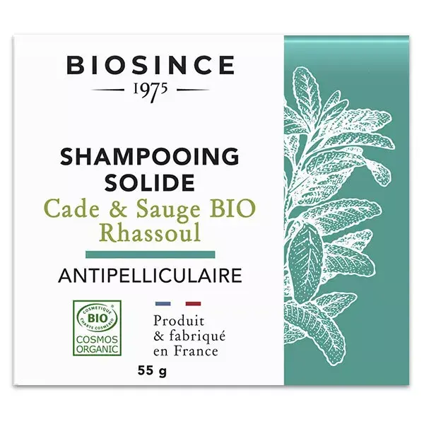 Biosince 1975 Shampoo Solido Anti Forfora Ginepro Rosso & Salvia Rhassoul Bio 55g