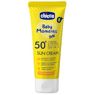 Chicco Baby Moments Sun Sun Cream SPF50+ 0m+ 75 ml