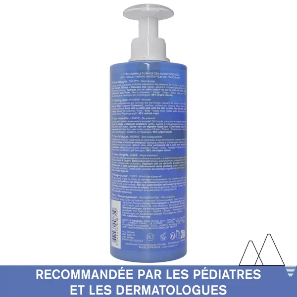Uriage Bébé 1st Soothing Cleansing Water Face Body 500ml