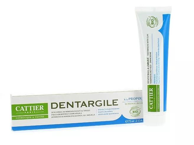 Cattier dentífrico dentargile Própolis 75ml