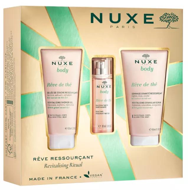 Nuxe Body Rêve de Thé Acqua Profumata Esaltante 30 ml + Gel Doccia 100 ml + Scrub 150 ml