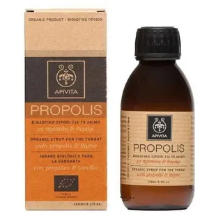 Apivita Propolis biological syrup throat with propolis and thyme 150ml