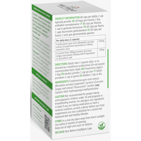 Neutrient Curcumin+ 60 Capsules