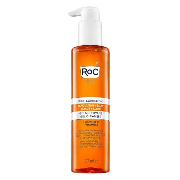 Roc Multi Correxion Revive + Glow Gel Cleanser Vitamin C 177ml