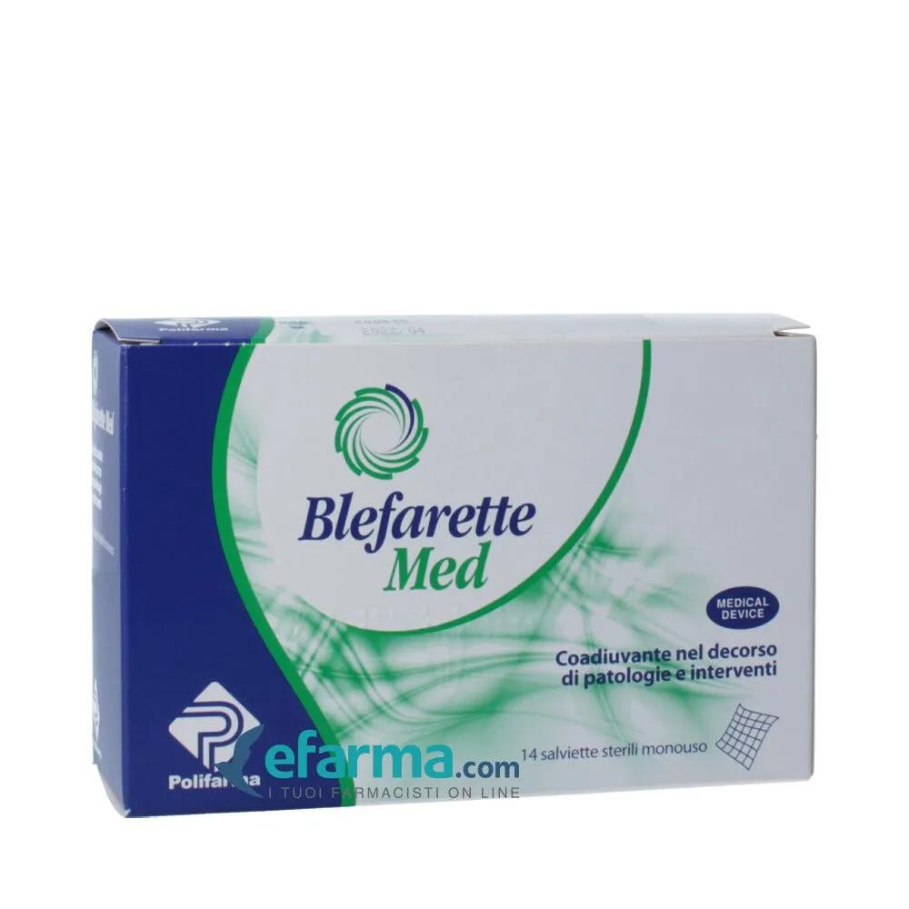 Blefarette Med Salviette Oculari Detergenti e Umettanti 14 Pezzi