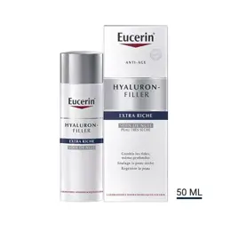 Eucerin Hyaluron-Filler Soin de Nuit Extra Riche Anti-Âge 50ml