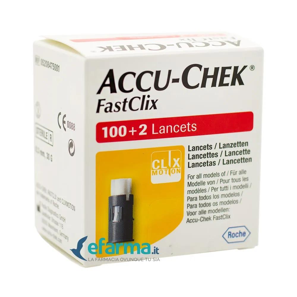 Accu-Chek Fastclix Lancette Pungidito 100+2 Pezzi