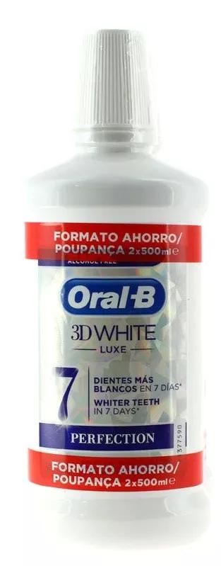 Oral-B 3D White Colutorio Luxe Perfection 2x500 ml