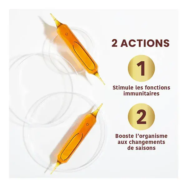 Santarome Ruche Royale Gelée Royale 1000 MG Bio Immunité 20 ampoules