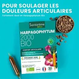 Santarome Bio Harpagophytum Bio 2000 - Douleurs articulaires - 20 ampoules