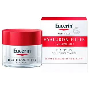 Crème de jour anti-rides Hyaluron Filler Volume Lift Peaux normales et mixtes de Eucerin 50ml