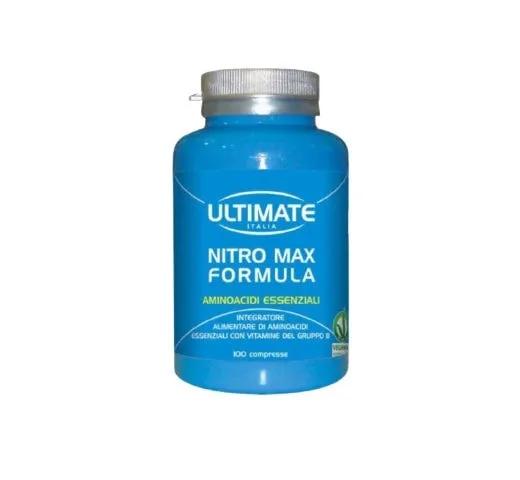 Ultimate Nitro Max Formula Integratore Amminoacidi Essenziali 100 Compresse