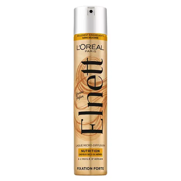 L'Oréal Paris Elnett Satin Cheveux Secs Fixation Forte 300ml