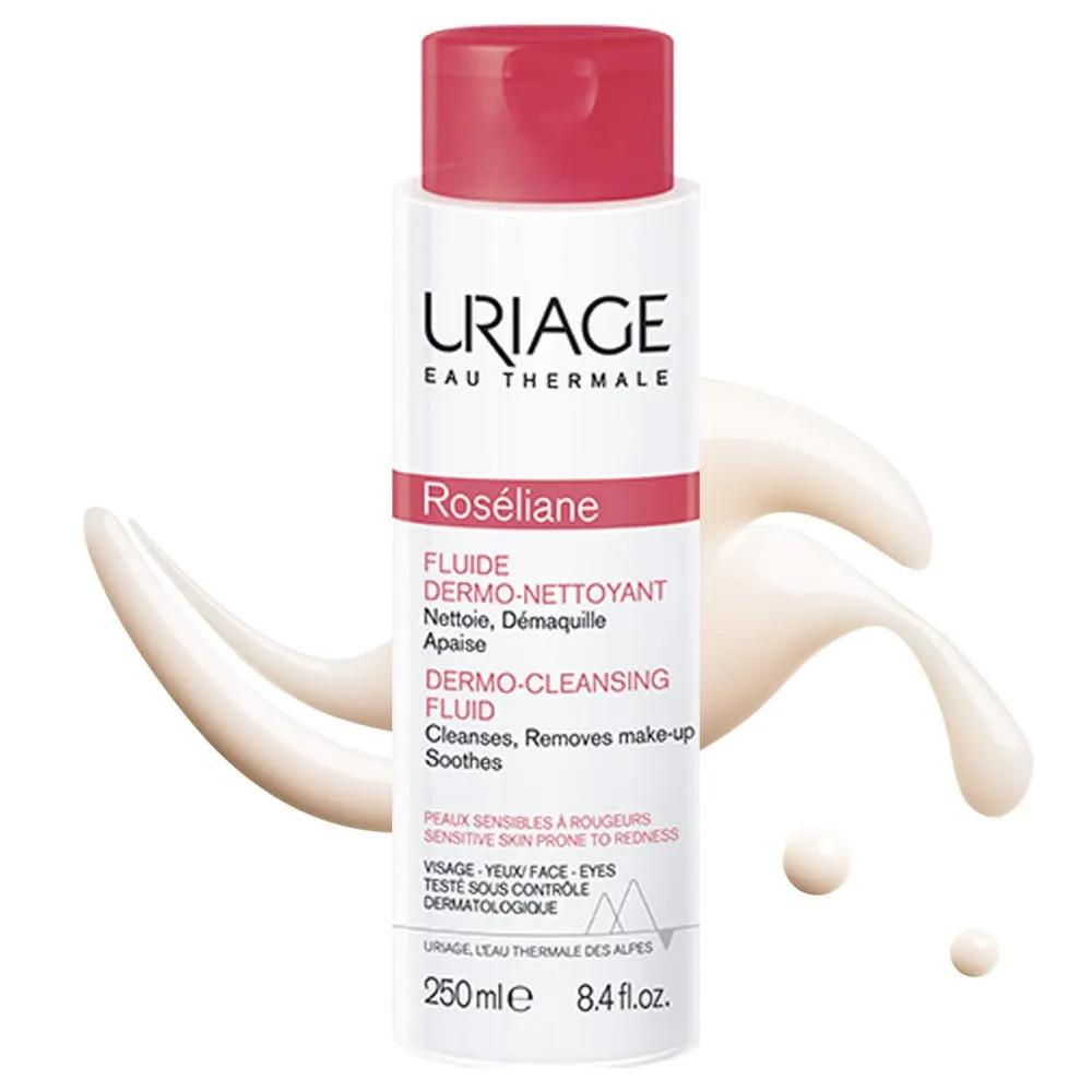 Uriage Roséliane Fluido Dermodetergente Anti-arrossamento Pelle Sensibile 250 ml