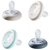 Tommee Tippee Sucette Natural Start Beige/Bleu 0-6m 4 unités
