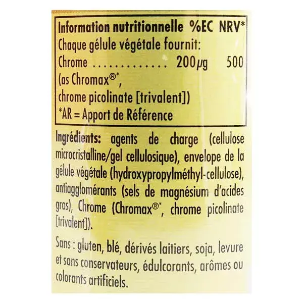 Comprimidos de Solgar cromo picolinato 200 microg 90