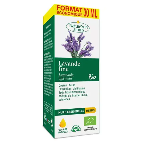 NatureSun Aroms Organic Fine Lavender Essential Oil 30ml 