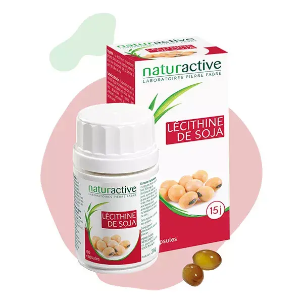 Naturactive Lécithine de Soja 60 capsules