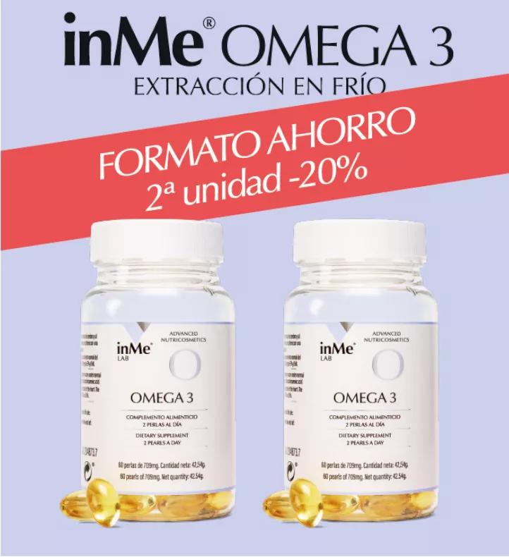 inMe LAB Omega 3 2x60 Perles (2ème unité à 20%)