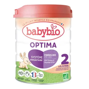 Babybio Latte infantile Optima 2ème Âge Bio 800g
