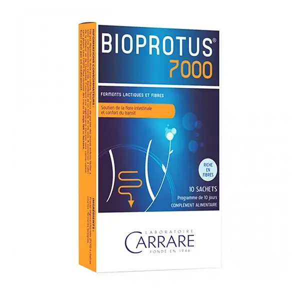Carrare Bioprotus 7000 per la Protezione della Flora Intestinale Confezione 10 bustine