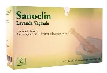 Sanoclin Lavanda Vaginale 4 Flaconcini da 140 ml