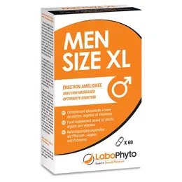 Labophyto MENSIZE XL TAILLE PENIS - cure taille du pénis - 60 gélules