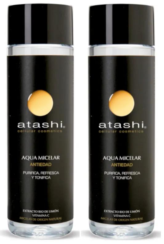 Atashi Cellular Cosmetics Anti-Aging Mizellenwasser 2x250 ml