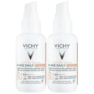 Vichy Capital Soleil UV Age Daily Photoprotective Fluid Color Light SPF50 2x40 ml