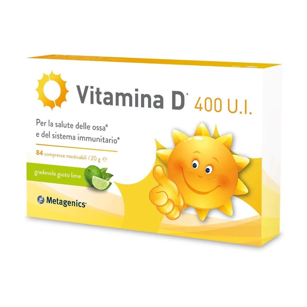 Metagenics Vitamina D 400 U.I. Integratore Sistema Immunitario E Ossa 84 Compresse