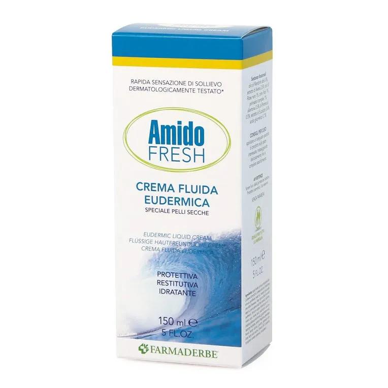 Amido Fresh Crema Fluida Eudermica Idratante Pelle Secca 150 ml