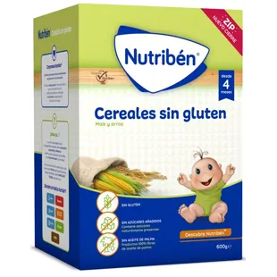 Nutribén Cereales Sin Gluten 600 gr