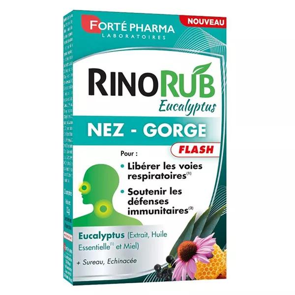 Forté Pharma RinoRub Catarro Nariz Tos Eucalipto 15 comprimidos