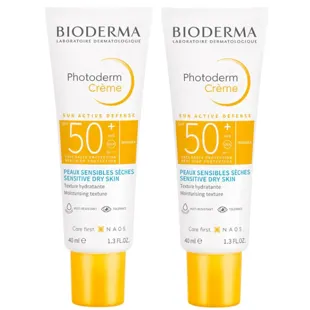 Bioderma Photoderm Crema Piel Sensible y Seca SPF50+ 2x40 ml