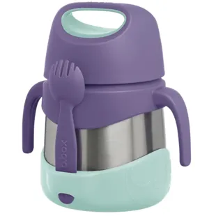 B.Box Thermos with Spoon/Fork Lilac Pop 335 ml