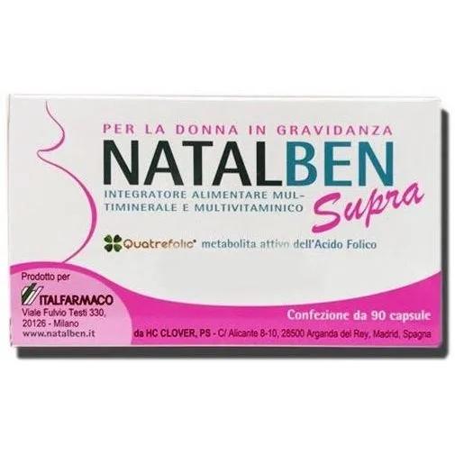 Natalben Supra Integratore Gravidanza 90 Capsule Molli