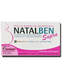 Natalben Supra Integratore Gravidanza 90 Capsule Molli