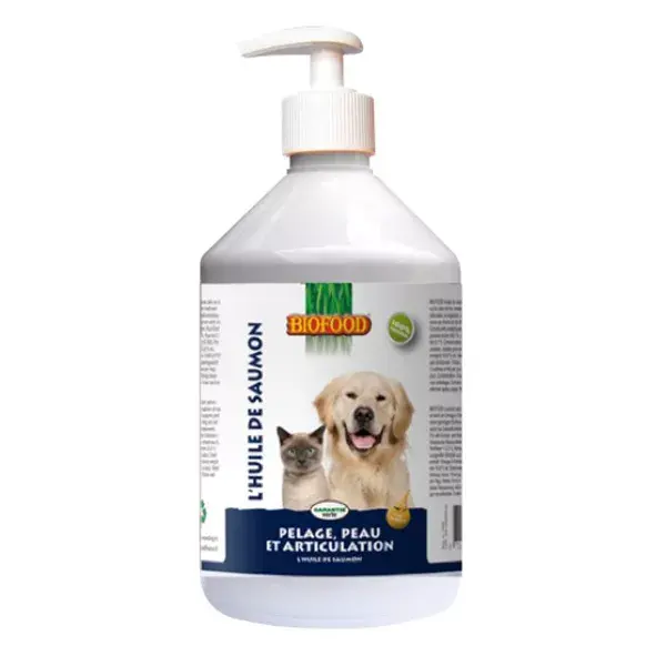 Biofood Salmon Oil for Dogs and Cats 500ml