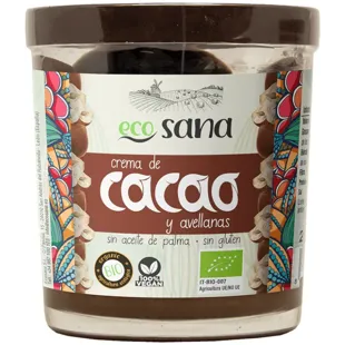 Ecosana Crema de Cacao y Avellanas 200 gr